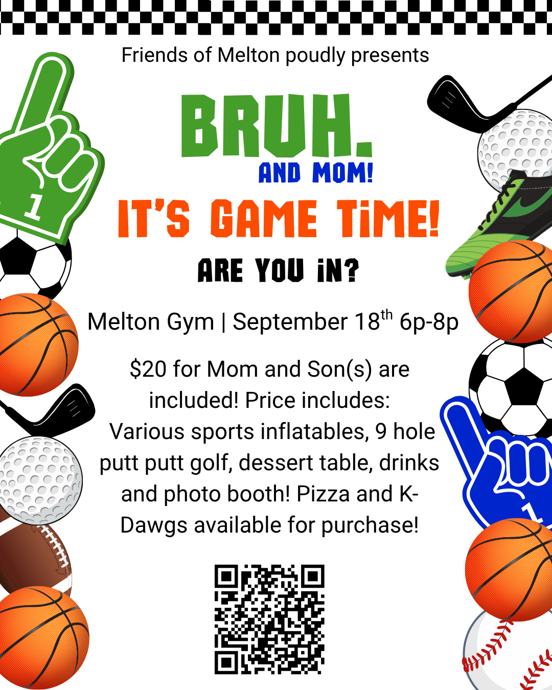 It's Game Time! Mother Son Event